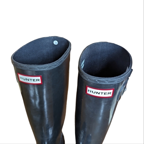 Hunter Black Women's Winter & Rain Boots - Picture 5 of 9